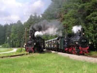 Waldviertelbahn Doppeltraktion Fotografenfahrt Foto(c) Brüder Scherney
